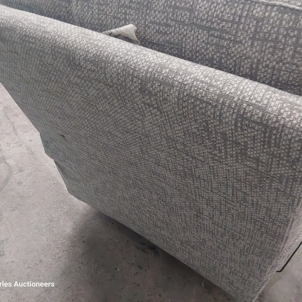 QUALITY BRITISH DESIGNER G PLAN SEATTLE POWER RECLINING EASY CHAIR REMCO LIGHT GREY FABRIC 