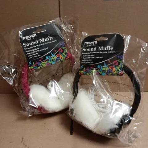 APPROXIMATELY 30 MAXIM AUDIO SOUND MUFFS 