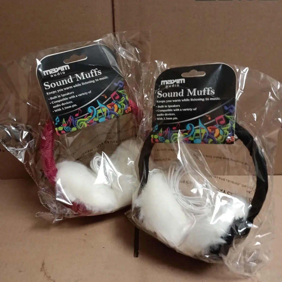 APPROXIMATELY 30 MAXIM AUDIO SOUND MUFFS 