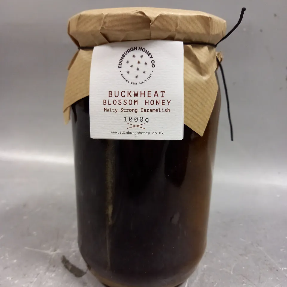 SEALED EDINBURGH HONEY CO BUCKWHEAT BLOSSOM HONEY - 1KG - COLLECTION ONLY 