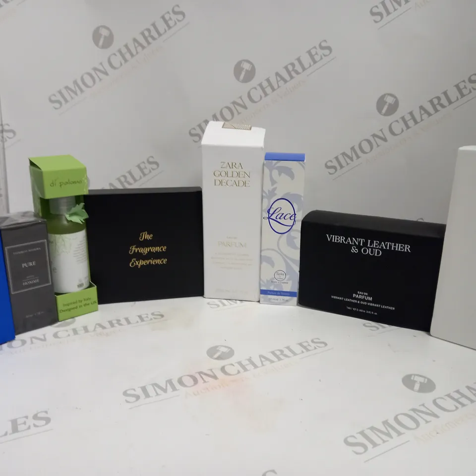 APPROXIMATELY 10 ASSORTED BOXES FRAGRANCES TO INCLUDE; CHARLIE, ZARA, VIBRANT LEATHER AND OUD, LACE, THE FRAGRANCE EXPERIENCE AND FEDERICO MAHORA