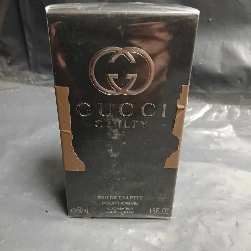 BOXED AND SEALED GUCCI GUILTY EAU DE TOILETTE 50ML