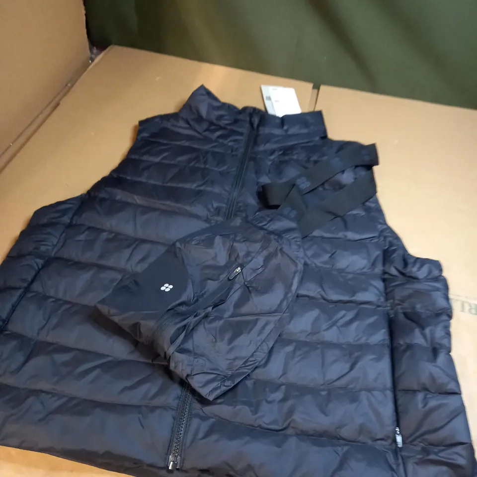BLACK SWEATY BETTY BOMBER JACKET 