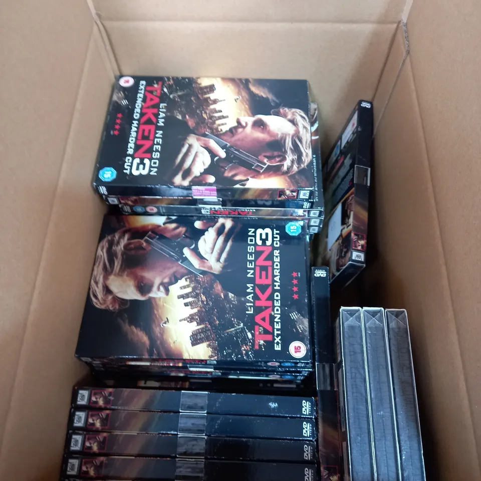 LOT OF APPROXIMATELY 30 SEALED 'TAKEN 3' DVDS