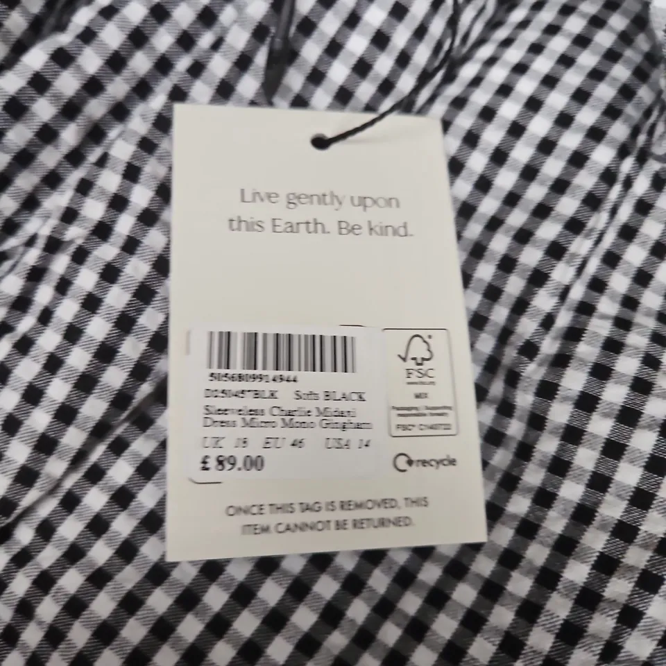 NOBODYS CHILD SLEEVELESS CHARLIE MIDAXI DRESS - SIZE 18