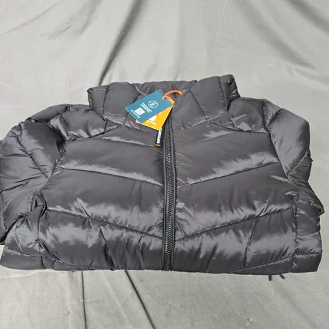 SUPERDRY HOODED FUJI MID PADDED JACKET - XS