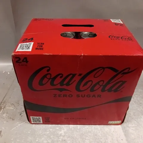 BOXED COKE ZERO CANS (24x330ml) - COLLECTION ONLY