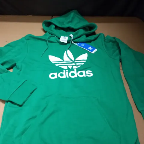 ADIDAS GREEN HOODIE UK S
