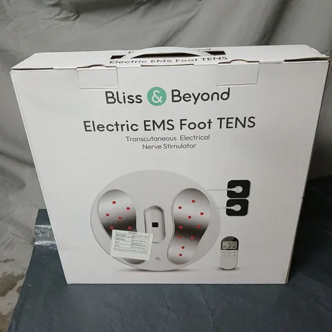 BLISS AND BEYOND ELECTRIC EMS FOOT TENS NERVE SIMULATOR BOXED
