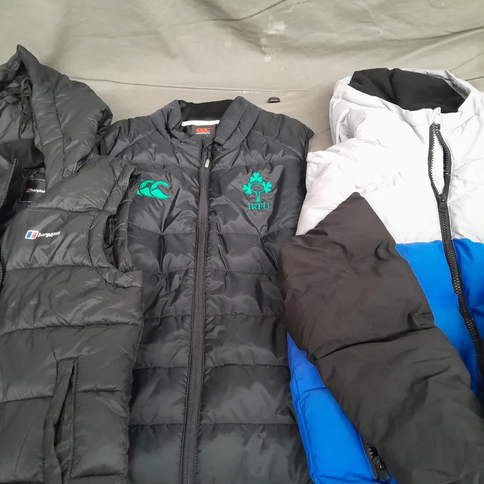 3 ASSORTED KIDS JACKET IN SIZES 7 YEARS, 9-10 YEARS, 12 YEARS 
