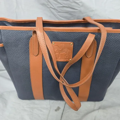PAUL COSTELLOE LARGE LEATHER TOTE HANDBAG