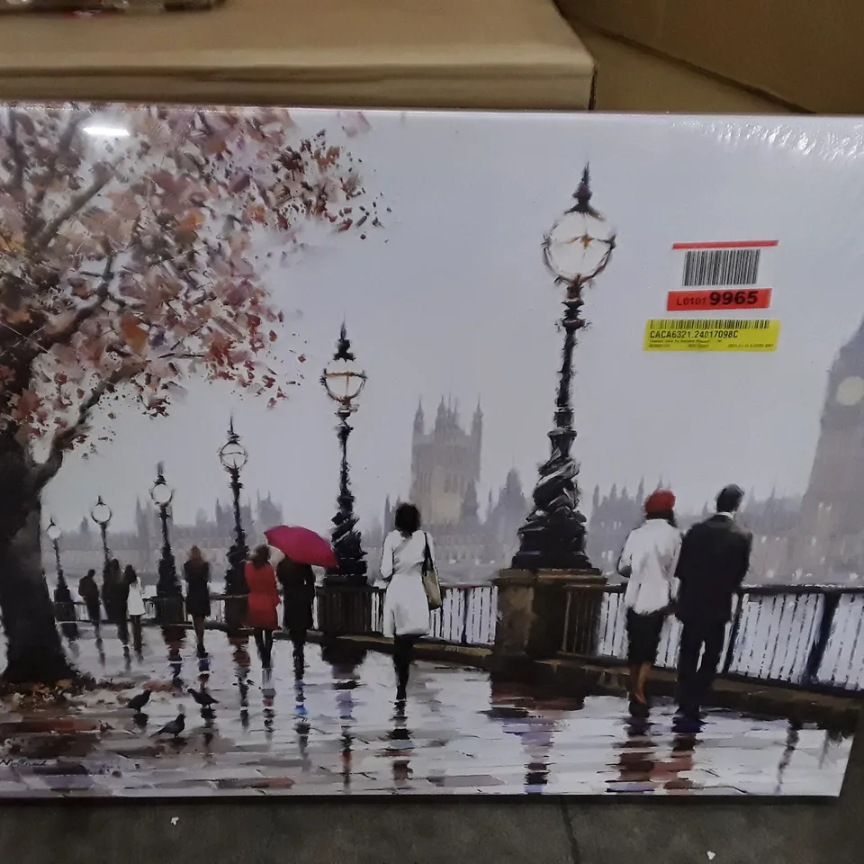 THAMES VIEW BY RICHARD MACNEIL - WRAPPED CANVAS