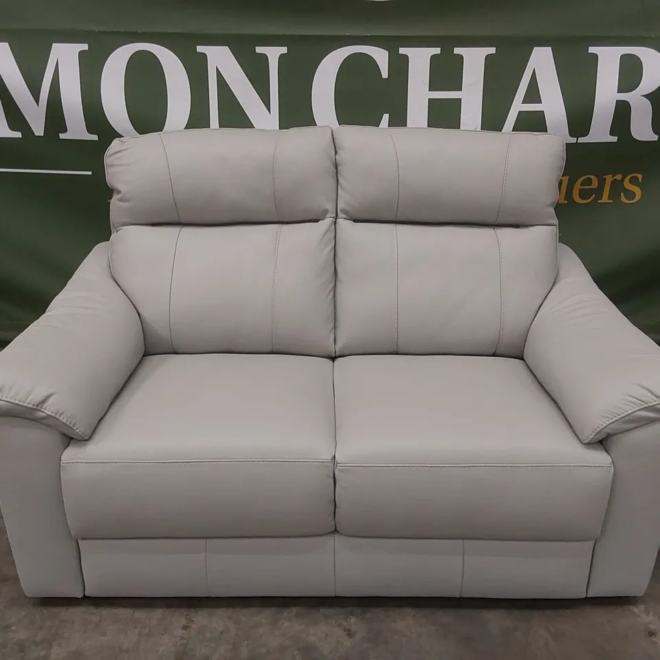 QUALITY DESIGNER ITALIAN MADE 2 SEATER LEATHER SOFA