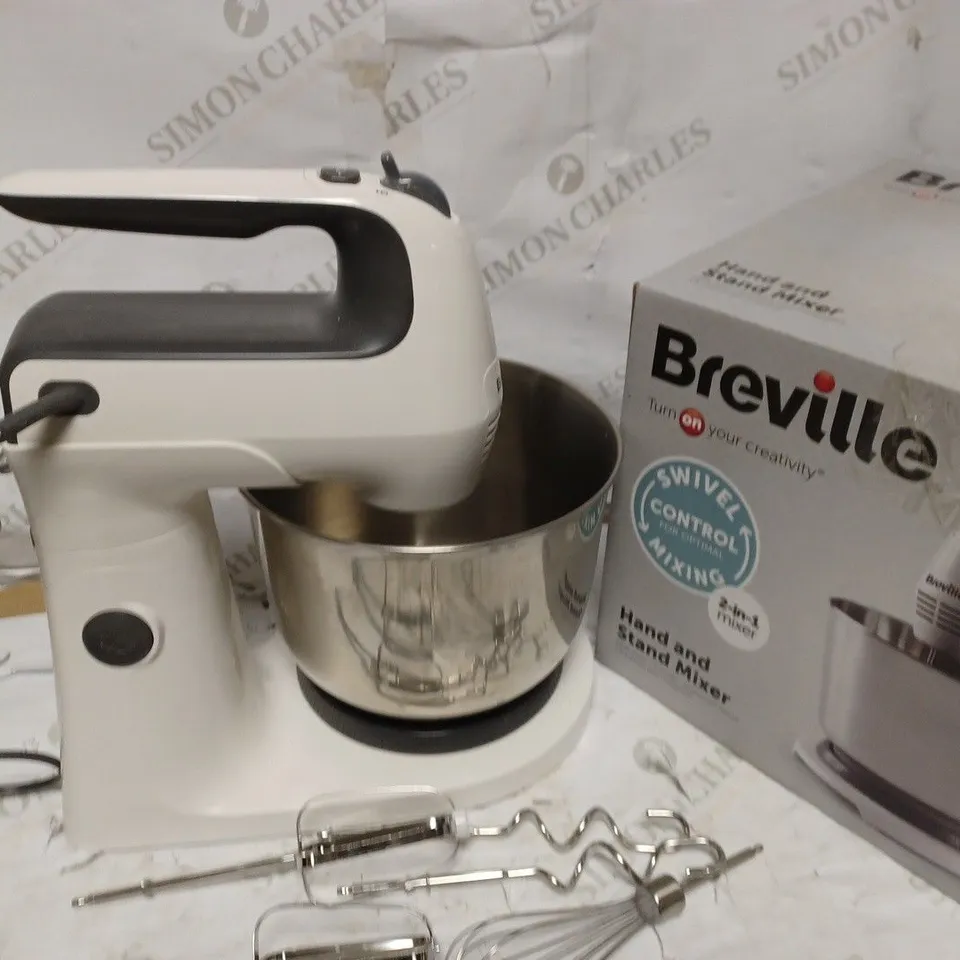 BREVILLE CLASSIC COMBO STAND AND HAND MIXER