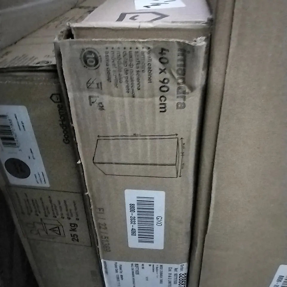LOT OF 2 ASSORTED BOXED IMANDRA 40X90CM WALL CABINETS (2 BOXES)
