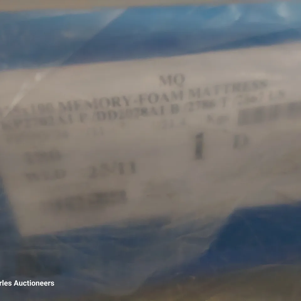 QUALITY BAGGED 4'6" DOUBLE MEMORY FOAM MATTRESS