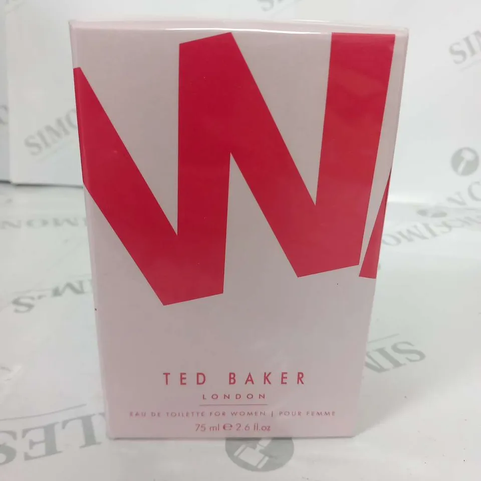 BOXED AND SEALED W TED BAKER EAU DE TOILETTE 75ML