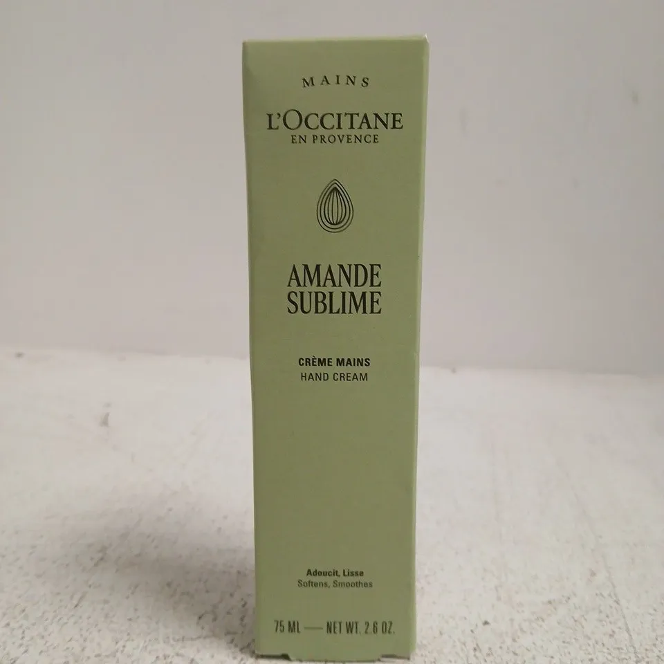 L'OCCITANE AMANDE SUBLIME HAND CREAM 75 ML