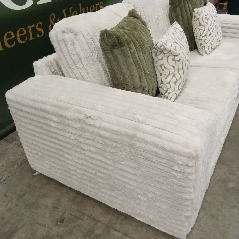 COSY FAUX FUR 2 SEATER SOFA RRP £1199