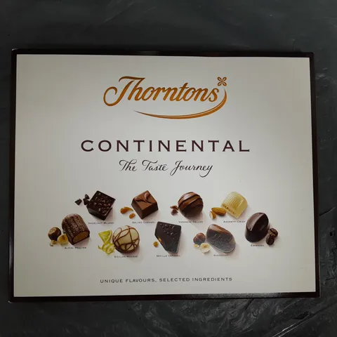 THORNTONS CONTINENTAL THE TASTE JORNEY SELECTION BOX