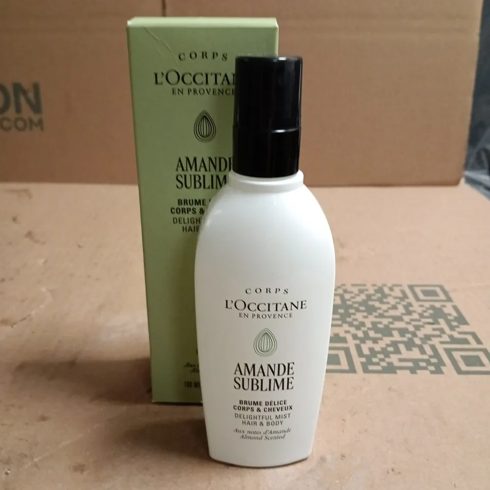 L'OCCITANE AMANDE SUBLIME DELICATE MIST FOR HAIR & BODY – 100 ML