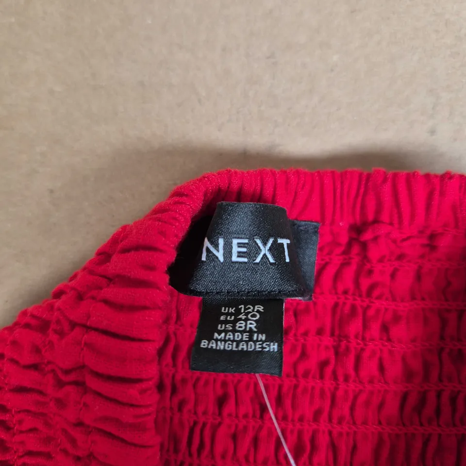 UK 12R NEXT WOMEN'S RED DRESS