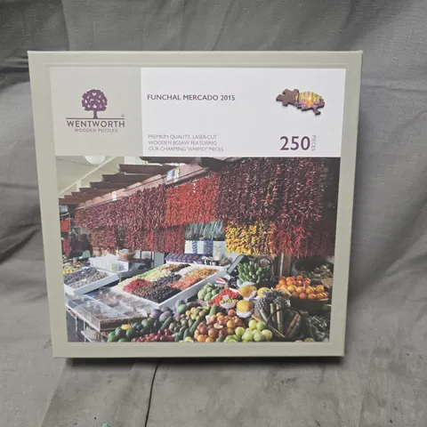 WENTWORTH WOODEN PUZZLES 250-PIECE JIGSAW IN PRESENTATION BOX WITH STORAGE BAG