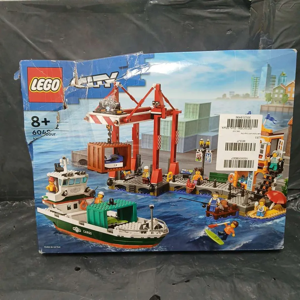 BOXED LEGO CITY HARBOUR - 60422 RRP £74.99