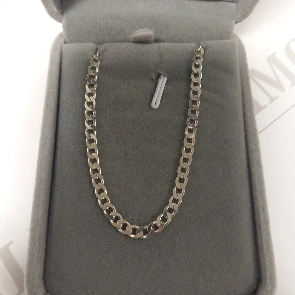 BOXED SAY IT WITH DIAMONDS CURB CHAIN NECKLACE