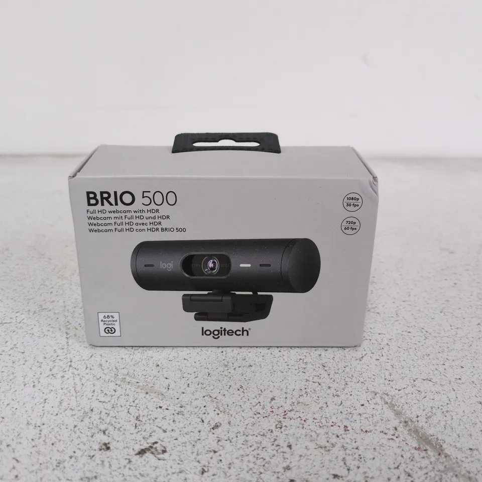 SEALED LOGITECH BRIO 500 FULL HD WEBCAM