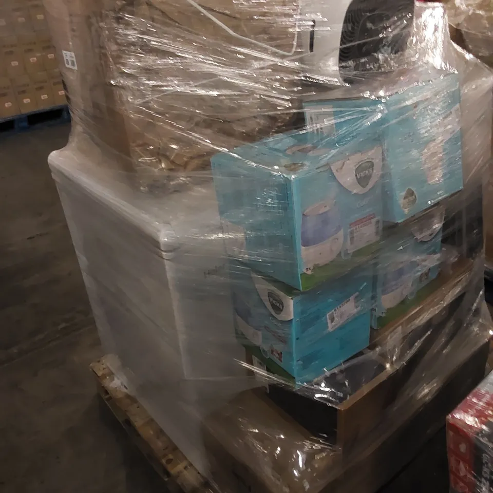 PALLET OF APPROXIMATELY 14 ELECTRONIC AND HOUSEHOLD ITEMS TO INCLUDE 
