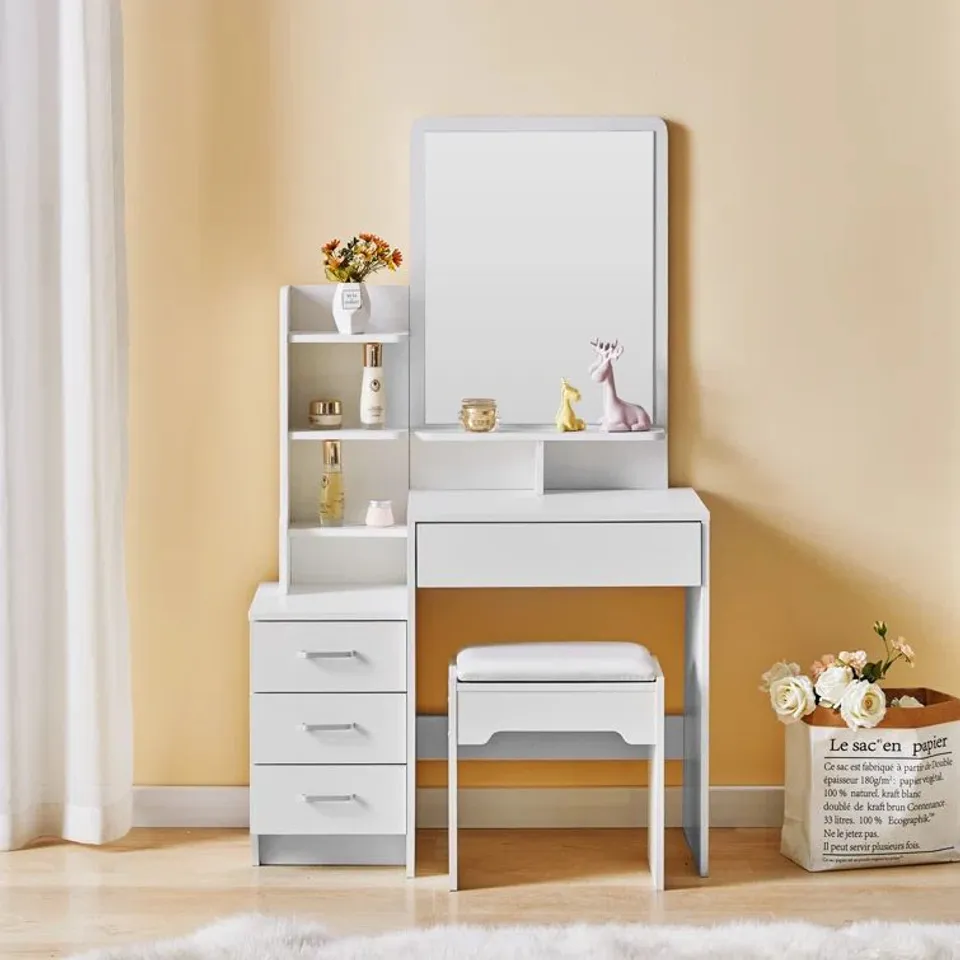 BOXED MOKSYCKI DRESSING TABLE WITH MIRROR (2 BOXES)