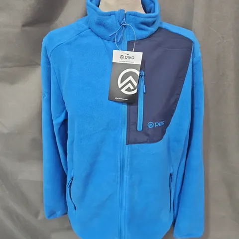 PIKA MEN'S ELBRUS FLEECE JACKET – BLUE, SIZE M