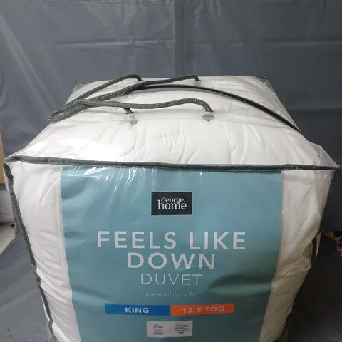 HOME FEELS LIKE DOWN DUVET KING 13.5 TOG
