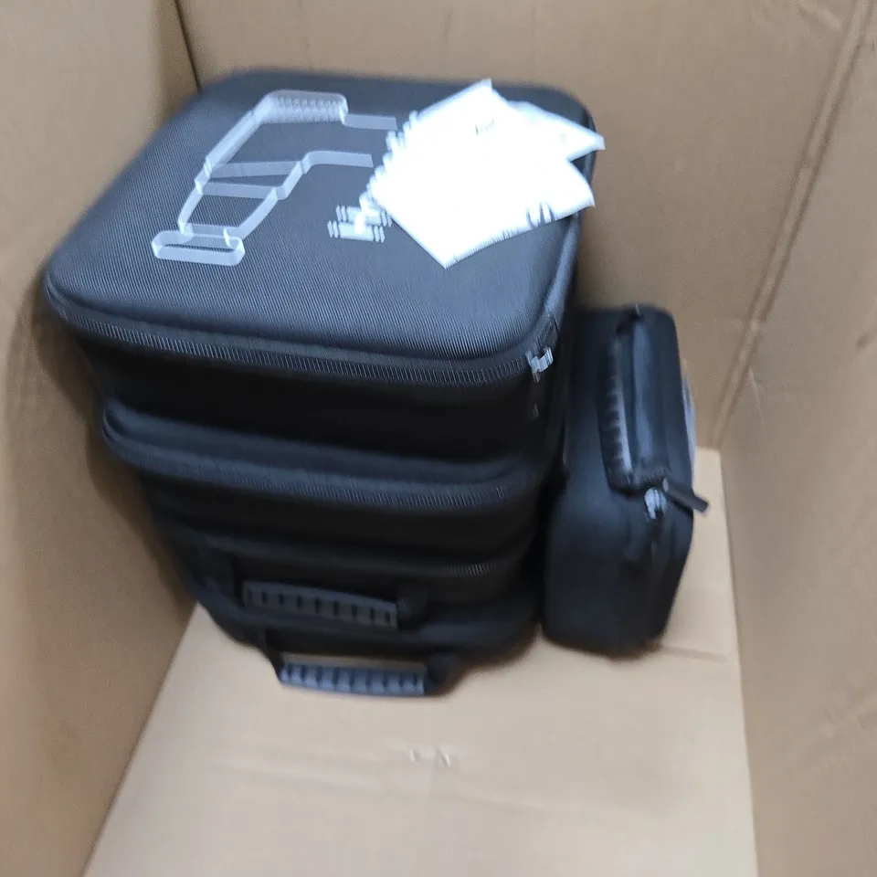 LOT OF 10 ASSORTED HOMEDICS MASSAGERS IN CARRY CASES