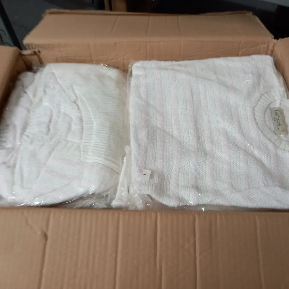 LARGE QUANTITY OF AS NEW COTTONADE JUMPERS - SIZE UNSPECIFIED