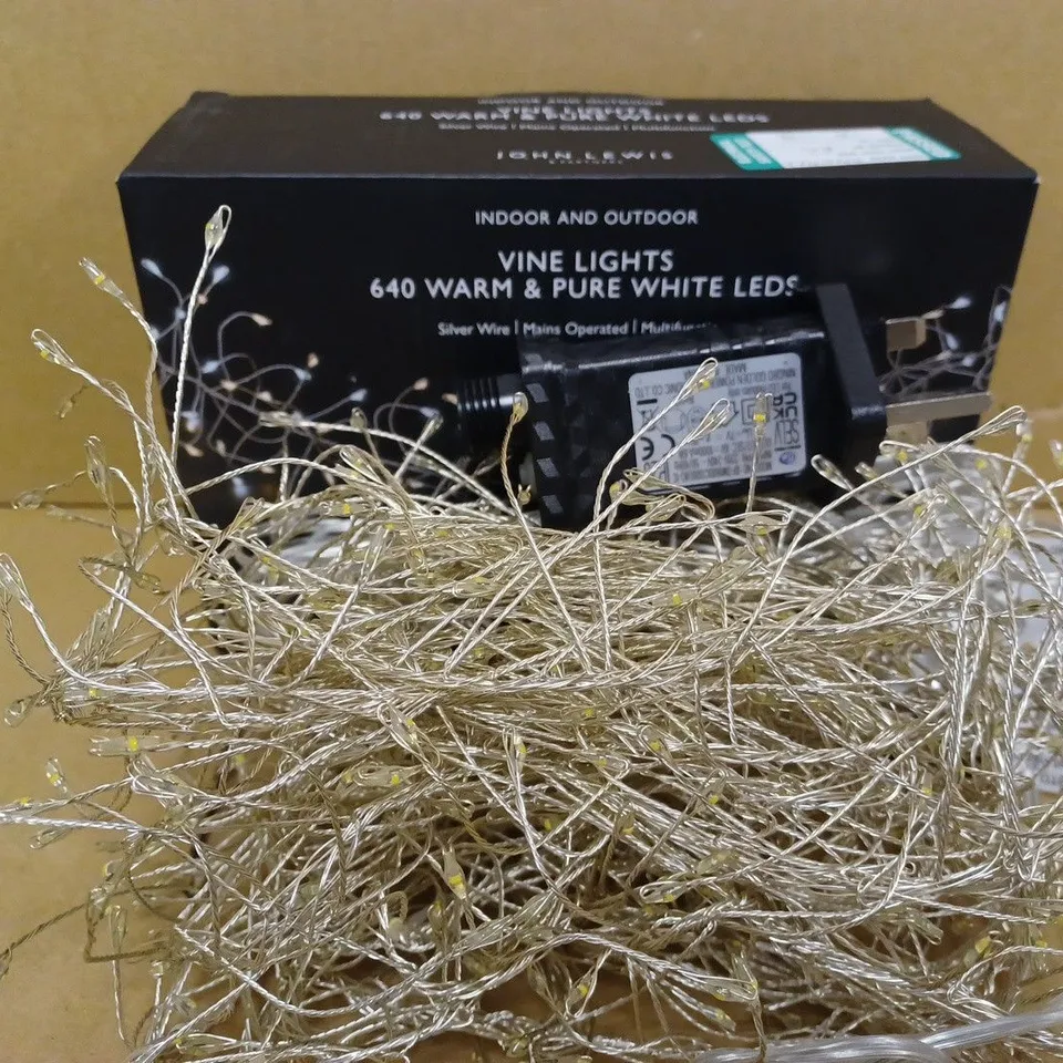 JOHN LEWIS VINE LIGHTS WARM AND PURE WHITE LEDS 