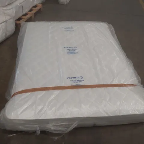 QUALITY BAGGED DOUBLE 135cm AIRSPRUNG LUXURY QUILTED MEDIUM MATTRESS