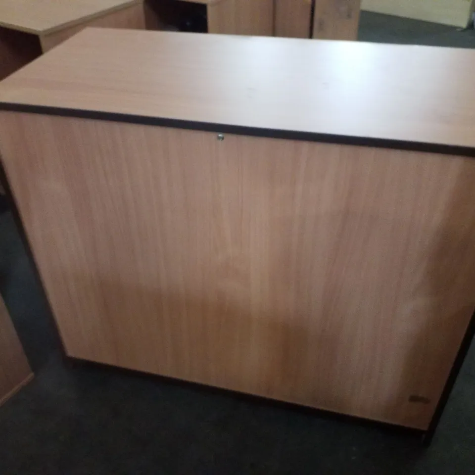 12 CUBE STORAGE UNIT WITH BROWN EDGING 1024×485×842MM 