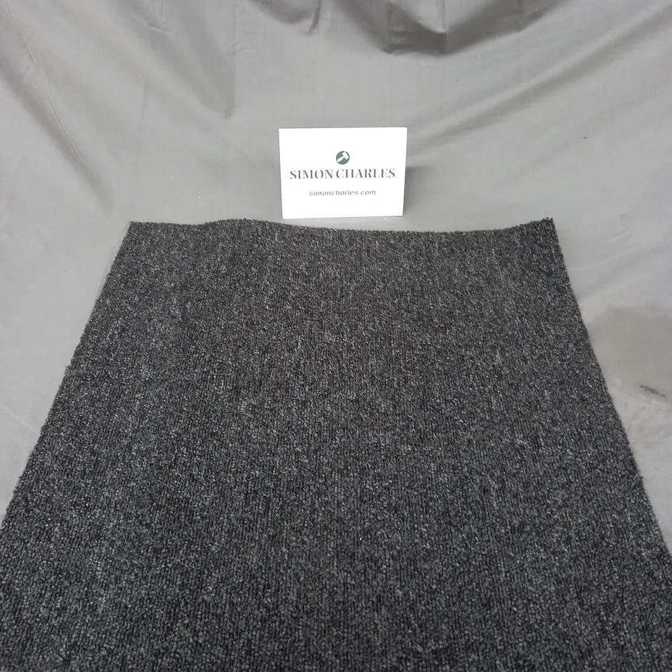 BOX OF APPROX 15 50X50CM CARPET TILES IN BLACK