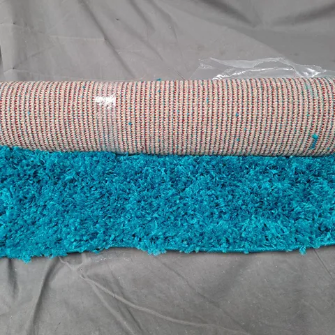 DREAM SHAGGY RUG - TEAL - 60CM X 110CM