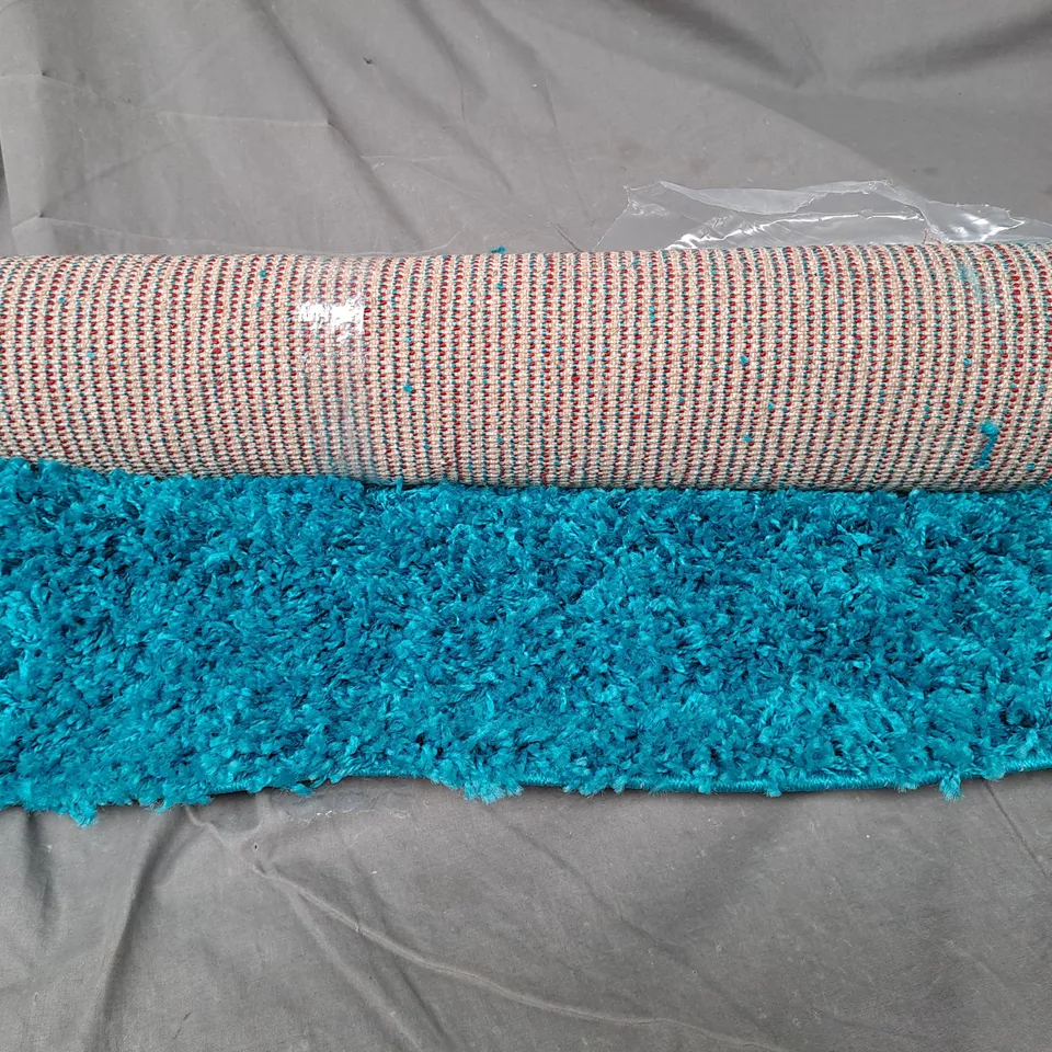 DREAM SHAGGY RUG - TEAL - 60CM X 110CM