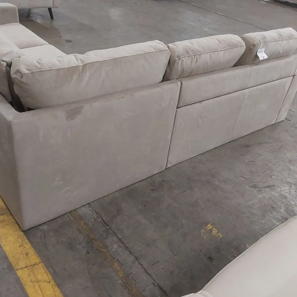 QUALITY DESIGNER VELVET CORNER SOFA