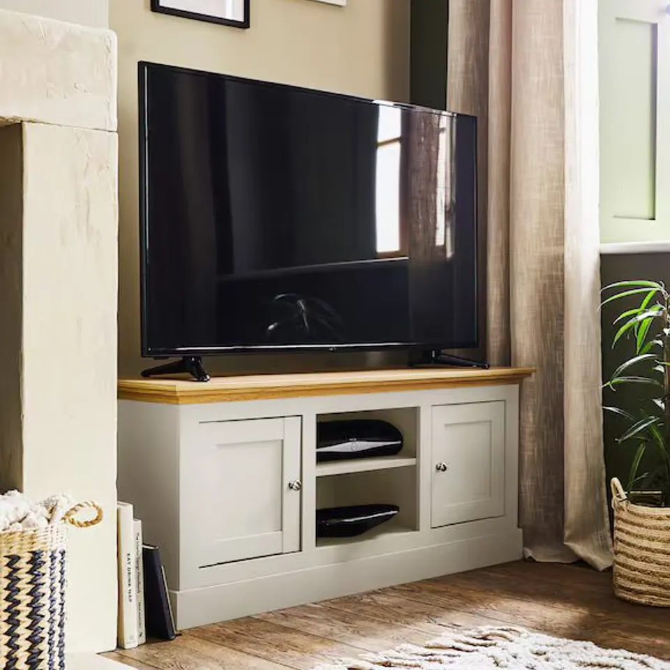 JULIPA ASHFORD WIDE TV STAND WHITE
