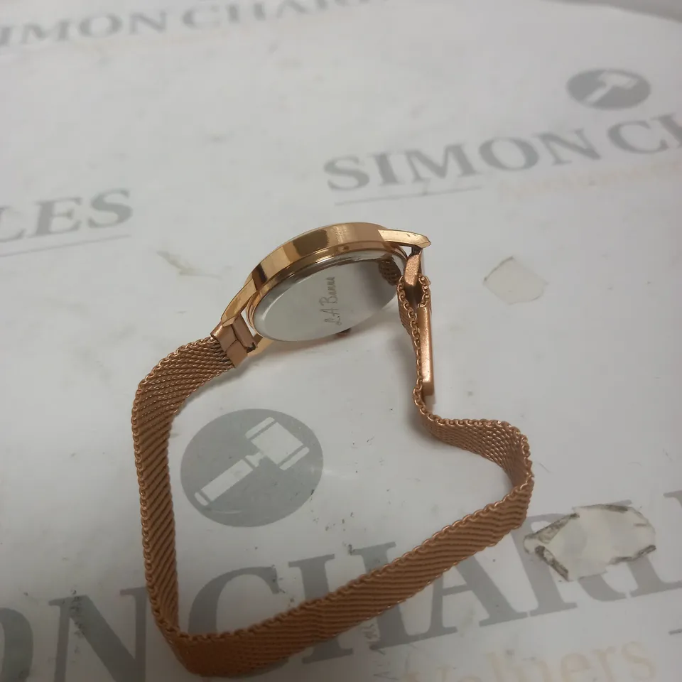 LADIES LA BANUS WATCH – MESH STRAP – MAGNETIC CLASP	