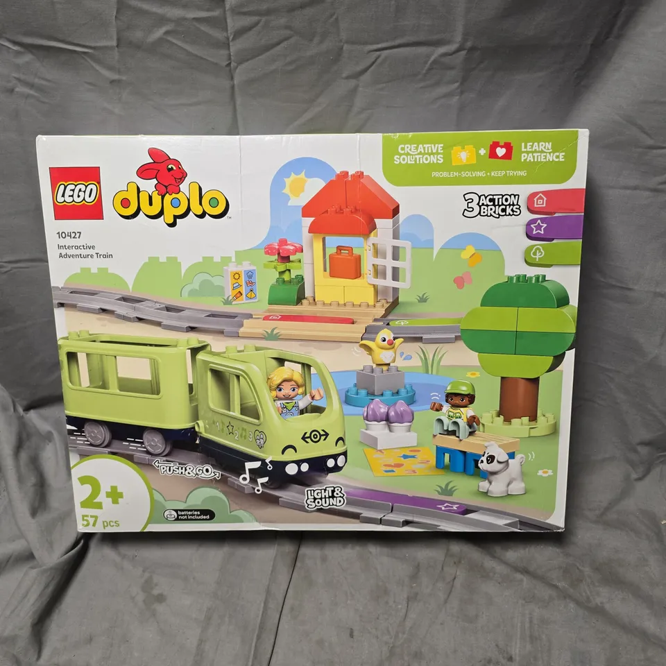 BOXED LEGO DUPLO INTERACTIVE ADVENTURE TRAIN 10427