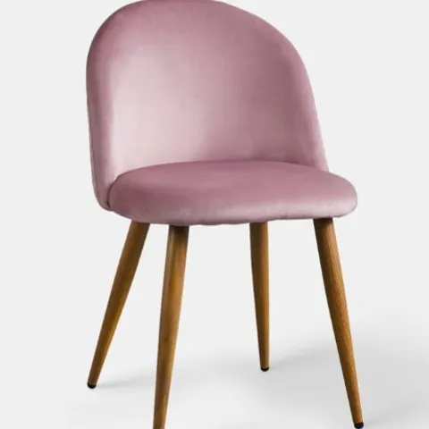 BOXED SHILOH SE OF TWO PINK DINING CHAIRS