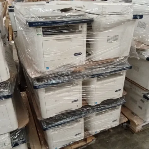 PALLET TO CONTAIN A LARGE ASSORTMENT OF XEROX PRINTERS