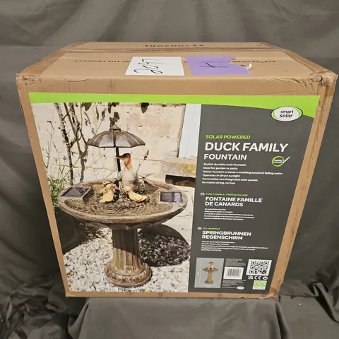 BOXED DUCK FAMILY SOLAR ON DEMAND WATER FEATURE (1 BOX) - COLLECTION ONLY