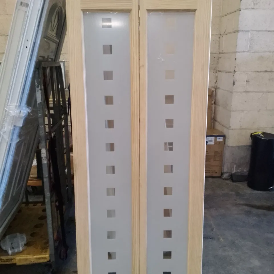 2 PANEL GLAZED FOLDING DOOR